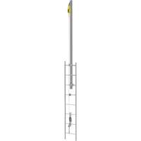 Latchways&reg; Vertical Ladder Lifeline with SRL Ladder Extension Post Kit, Stainless Steel Auto Electric Service Ltd.