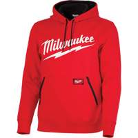 Midweight Pullover Hoodie with Milwaukee&reg; Logo, Men's, Small, Red Auto Electric Service Ltd.