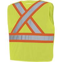 598P Tear-Away Mesh Safety Vest, High Visibility Lime-Yellow, Medium/Small, Polyester Auto Electric Service Ltd.