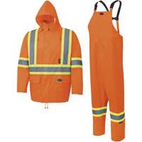 5618 Combinaison de pluie 150D, Polyester/Polyur&eacute;thane, Petit, Orange haute visibilit&eacute; Auto Electric Service Ltd.