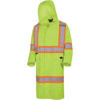 5631 Manteau long imperm&eacute;able The Rock 300D, Polyester, Petit, Jaune lime haute visibilit&eacute; Auto Electric Service Ltd.