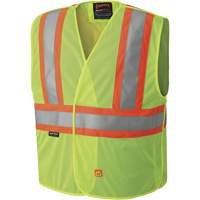 6916A Flame Resistant Safety Vest, High Visibility Lime-Yellow, Medium/Small, Polyester Auto Electric Service Ltd.