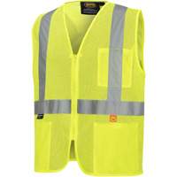 6944 FR Safety Vest, High Visibility Lime-Yellow, Small, Polyester Auto Electric Service Ltd.