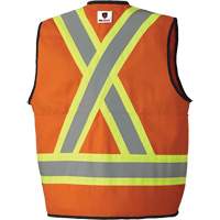 7732 Veste d'arpenteur ignifuge et r&eacute;sistant aux arcs &eacute;lectriques FR-Tech, Petit, Orange haute visibilit&eacute;, 9,7 cal/cm² Auto Electric Service Ltd.