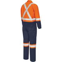 7702BB Combinaison de s&eacute;curit&eacute; FR-Tech 2 tons, Taille 36, Bleu marin/Orange, 10 cal/cm² Auto Electric Service Ltd.