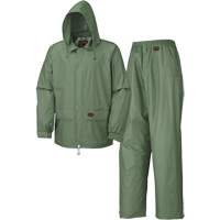 583 Rain Suit, Polyester/PVC, Small, Green Auto Electric Service Ltd.