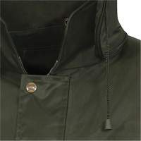 D8120J Manteau &agrave; capuchon ind&eacute;chirable Nailhead pour planteur d'arbres, Polyester/PVC, T-petit, Vert Auto Electric Service Ltd.