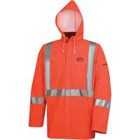576J Veste de pluie ignifuge haute visibilit&eacute;, Petit, Orange haute visibilit&eacute; Auto Electric Service Ltd.