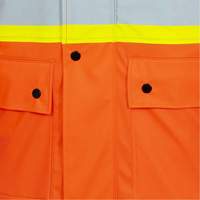 5892PKT Veste de s&eacute;curit&eacute; imperm&eacute;able &agrave; haute visibilit&eacute; ignifuge, T-petit, Orange haute visibilit&eacute; Auto Electric Service Ltd.