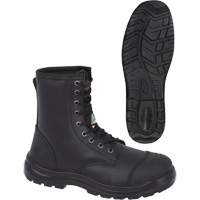 1027 Bottes de travail 8" noires, Cuir, Embout Acier, Taille 10 Auto Electric Service Ltd.
