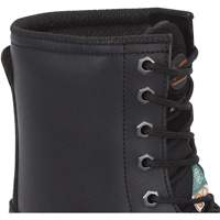 1027 Bottes de travail 8" noires, Cuir, Embout Acier, Taille 10 Auto Electric Service Ltd.