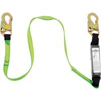 SA-5400-6 Shock Absorbing Lanyard, 6', Snap Hook Center, Snap Hook Leg Ends, Polyester Auto Electric Service Ltd.