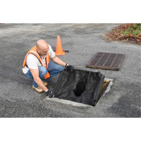 Square Ultra-Drain Guard&reg; Catch Basin Insert with Overflow Port, Oil & Sediment, 16" - 28" L x 20" - 36" W Auto Electric Service Ltd.