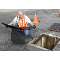 Square Ultra-Drain Guard&reg; Catch Basin Insert with Overflow Port, Oil & Sediment, 16" - 28" L x 20" - 36" W Auto Electric Service Ltd.