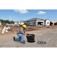 Round Ultra-Drain Guard&reg; Catch Basin Insert with Overflow Port, Oil & Sediment, 22" - 25" L x 22" - 25" W Auto Electric Service Ltd.
