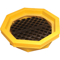 Ultra-Drum Tray avec grille, 32" lo x 32" la x 8,1" h, Cap. de d&eacute;versement 21,1 gal. US Auto Electric Service Ltd.