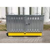 Steel Ultra-Twin IBC Hard Top, 123.4" L x 73.4" W x 66.4" H, 12250 lbs. Load Capacity Auto Electric Service Ltd.