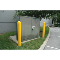 Ultra-Post Protector, 4" dia. x 52" l, Jaune Auto Electric Service Ltd.