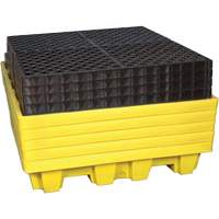 4-Drum Nestable Ultra-Spill Pallet&reg;, 66 US gal. Spill Capacity, 51" x 51" x 10" Auto Electric Service Ltd.