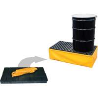 2-Drum Flexible Ultra-Spill Pallet&reg;, 66 US gal. Spill Capacity, 48" x 24" x 14" Auto Electric Service Ltd.