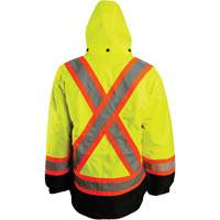 7-in-1 Jacket, Polyester, High Visibility Orange, Small Auto Electric Service Ltd.