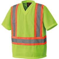 5993P T-shirt de s&eacute;curit&eacute; en maille, Polyester, Petit, Jaune lime haute visibilit&eacute; Auto Electric Service Ltd.