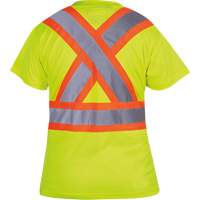 6949 T-shirt de s&eacute;curit&eacute; en il-de-perdrix pour femme, Polyester, T-petit, Jaune lime haute visibilit&eacute; Auto Electric Service Ltd.