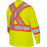 6969 Chandail de s&eacute;curit&eacute; &agrave; manches longues en il-de-perdrix pour femme, Polyester, T-petit, Jaune lime haute visibilit&eacute; Auto Electric Service Ltd.