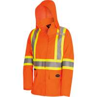 5626W Parka matelass&eacute; de s&eacute;curit&eacute; 300D The Rock, Polyester/Polyur&eacute;thane, Orange haute visibilit&eacute;, T-petit Auto Electric Service Ltd.