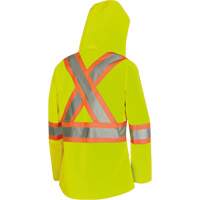 5628W Parka matelass&eacute; de s&eacute;curit&eacute; 300D The Rock, Polyester/Polyur&eacute;thane, Jaune lime haute visibilit&eacute;, T-petit Auto Electric Service Ltd.