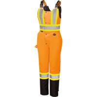 5040BBW Combinaison de s&eacute;curit&eacute; imperm&eacute;able haute visibilit&eacute; pour femmes, Polyester, T-petit, Noir/Orange haute visibilit&eacute; Auto Electric Service Ltd.