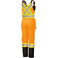 5040BBW Combinaison de s&eacute;curit&eacute; imperm&eacute;able haute visibilit&eacute; pour femmes, Polyester, T-petit, Noir/Orange haute visibilit&eacute; Auto Electric Service Ltd.