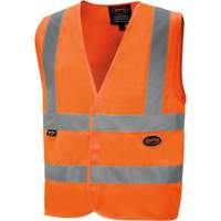 6885 High-Visibility Tricot Safety Vest, High Visibility Orange, Small, Polyester Auto Electric Service Ltd.