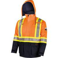 4484 Defender&reg; FR/Arc/Antistatic Trilaminate Safety Jacket, Small, Black/High Visibility Orange, 11 cal/cm² Auto Electric Service Ltd.