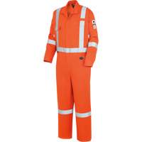 7708A "The Rock" FR-Tech&reg; High Visibility FR/Arc Rated Coveralls, Size 36, High Visibility Orange, 10 cal/cm² Auto Electric Service Ltd.