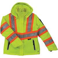 Womens Insulated Flex Safety Jacket, Polyester, High Visibility Lime-Yellow, X-Small Auto Electric Service Ltd.