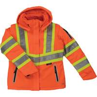 Womens Insulated Flex Safety Jacket, Polyester, High Visibility Orange, X-Small Auto Electric Service Ltd.