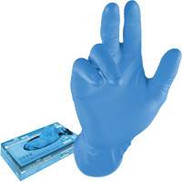 Gants jetables, 3T-Grand, Nitrile, 8 mils, Sans poudre, Bleu Auto Electric Service Ltd.