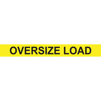 Oversize Load Heavy Haul Sign, Decal/Vinyl, 96" W x 12" H Auto Electric Service Ltd.