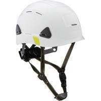 Casque de s&eacute;curit&eacute; d'escalade Fibre Metal, R&eacute;pond aux normes CSA type 2, Suspension Rochet, Ventil&eacute; Auto Electric Service Ltd.