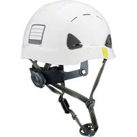 Casque de s&eacute;curit&eacute; d'escalade Fibre Metal, R&eacute;pond aux normes CSA type 2, Suspension Rochet, Ventil&eacute; Auto Electric Service Ltd.