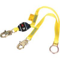 Tie-Back Web Shock-Absorbing Lanyard, 6', Snap Hook Center, Snap Hook Leg Ends, Polyester Auto Electric Service Ltd.