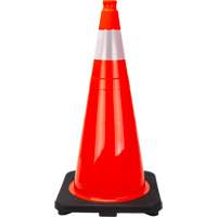 Premium Traffic Cone, 28", Orange, 4" Reflective Collar(s) Auto Electric Service Ltd.