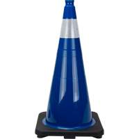 Premium Traffic Cone, 28", Blue, 4" Reflective Collar(s) Auto Electric Service Ltd.