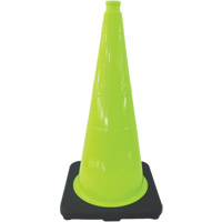 Premium Traffic Cone, 18", Lime Green Auto Electric Service Ltd.