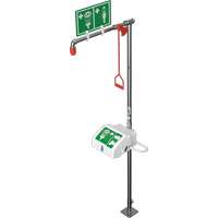 Douche combin&eacute;e avec cuvette ferm&eacute;e en ABS et entr&eacute;e inf&eacute;rieure, Socle Auto Electric Service Ltd.