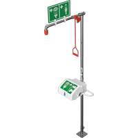 Douche combin&eacute;e avec cuvette ferm&eacute;e en ABS et entr&eacute;e sup&eacute;rieure, Socle Auto Electric Service Ltd.