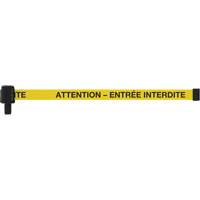 PLUS Banner, Attention - Entr&eacute;e Interdite, 15', Black and Yellow Tape Auto Electric Service Ltd.