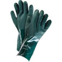 Double Dipped Green Gloves, 14" L, PVC, Cotton Jersey Inner Lining, 70-mil Auto Electric Service Ltd.