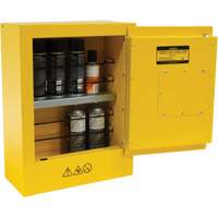 Mini Flammable Safety Cabinet, 2 Gal., 1 Door, 17" W x 22" H x 8" D Auto Electric Service Ltd.